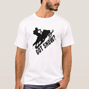 Camiseta Motoneve - Presentes de Motoneve com Neve