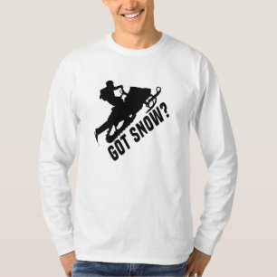 Camiseta Motoneve - Presentes de Motoneve com Neve