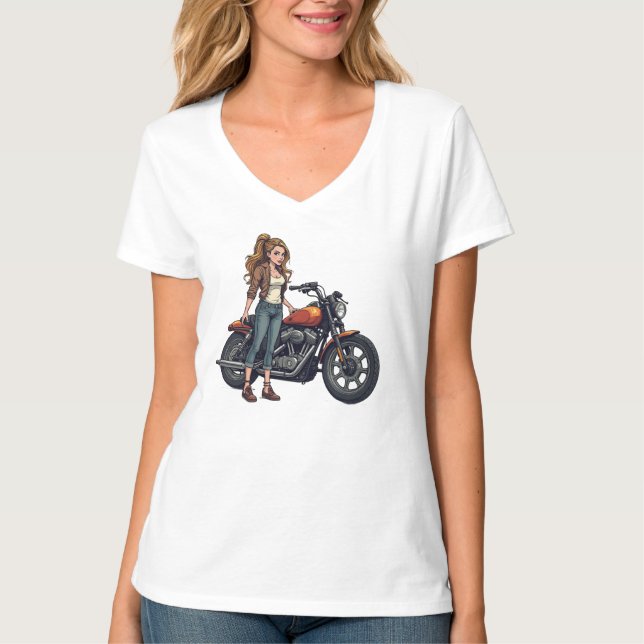 Camiseta Motoqueira (Frente)