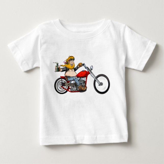Camiseta Motoqueiro Biker velomotor (Frente)