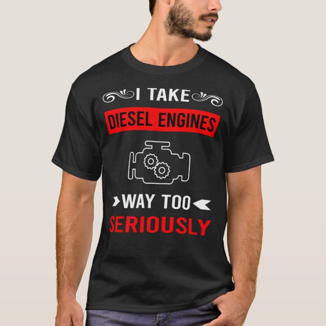 Camiseta Motor a Diesel Seriamente (Frente)