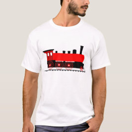 Camiseta Motor a vapor vermelho