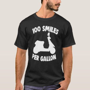 Camiseta Motor Bikers Moped Motorcycle Patinete 100 Sorriso