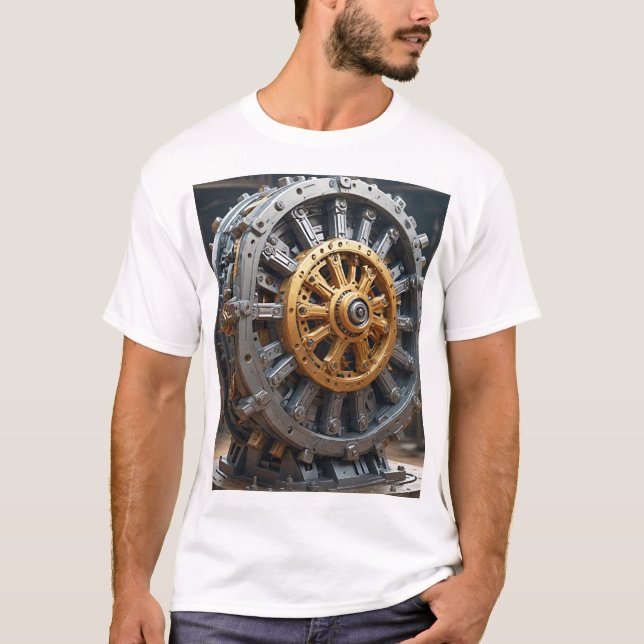 Camiseta Motor Cronos: Revolucionando o Tempo (Frente)
