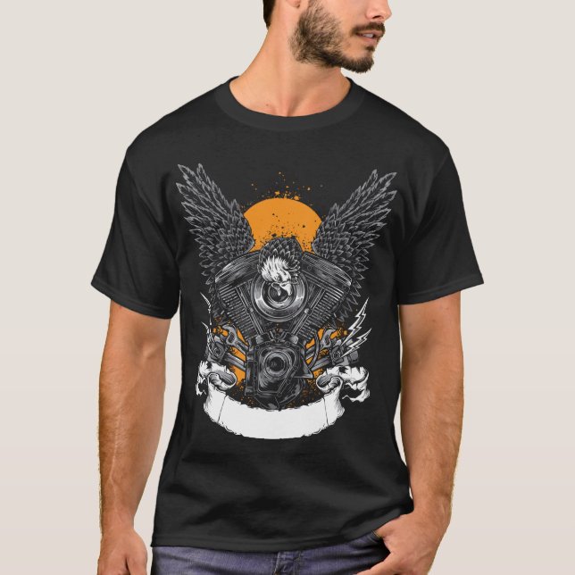 Camiseta Motor de águia (Frente)