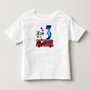 Camiseta Motor de aniversário de 3 anos