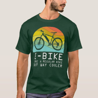 Camiseta Motor de bateria de bicicleta elétrica Legal da bi