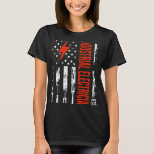 Camiseta Motor de Engenheiro Elétrico com Gráfico Retroativ