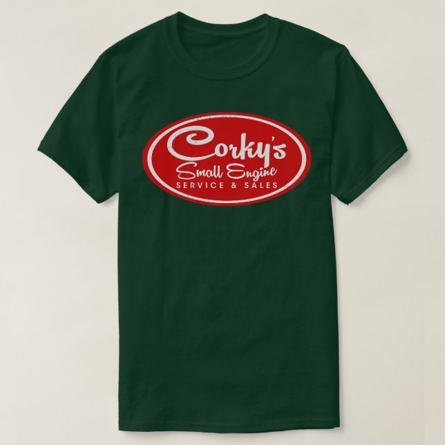 Camiseta Motor de pequeno porte Corkys (Frente do Design)