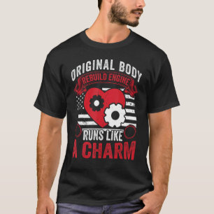Camiseta Motor de reconstrução - Operação de coração aberto
