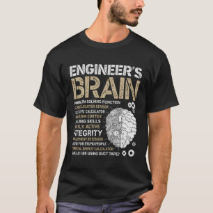 Camiseta Motor do Engenheiro do Processo Engraçado pelo Cér