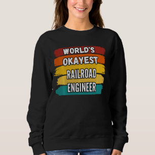 Camiseta Motor Ferroviário Do Engenheiro Mundial S Okayest