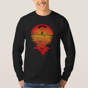 Camiseta Motor Glider Em Frente À Ideia Do Sunset