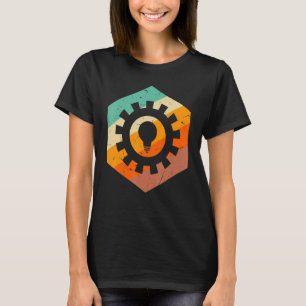 Camiseta Motor mecânico de artes de retroengenharia de Enge