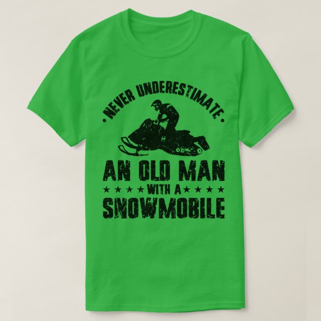 Camiseta Motor Sled Snowmobile (Frente do Design)