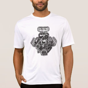 Camiseta Motor turbo de animação