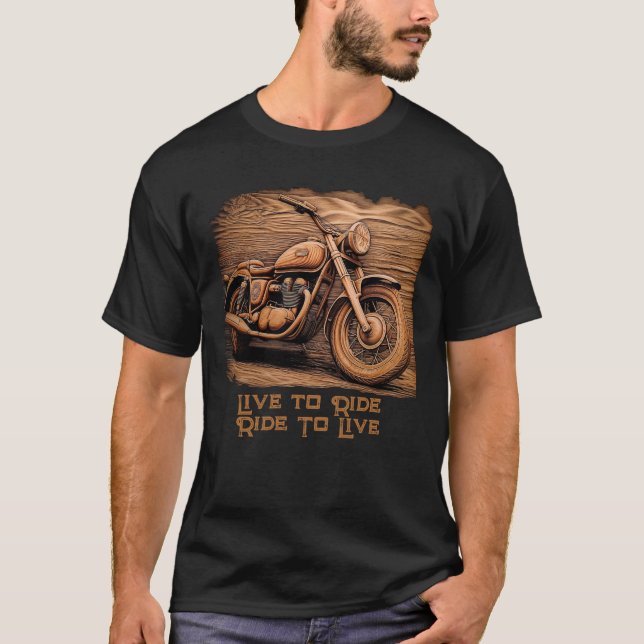 Camiseta Motor Woodgrain (Frente)