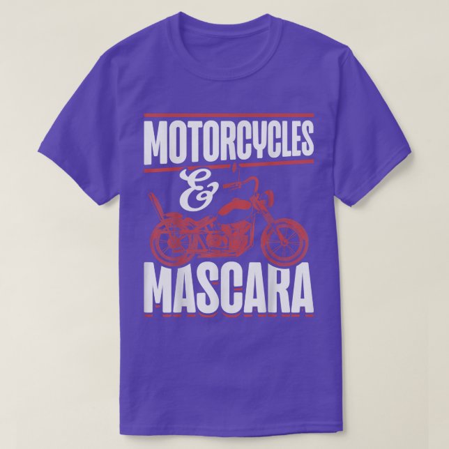 Camiseta Motorbike Women Mascara Biking Motorcycles Funny B (Frente do Design)