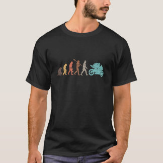Camiseta Motorcycle Evolution Vintage Shadow Biker Motorcyc