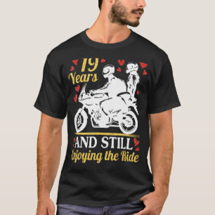 Camiseta Motorcycle Riders Casado 19 Anos E Ainda Aproveita