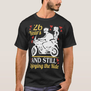 Camiseta Motorcycle Riders Casado 26 Anos E Ainda Aproveita