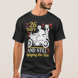 Camiseta Motorcycle Riders Casado 26 Anos E Ainda Aproveita