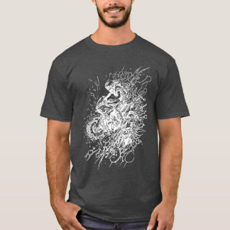 Camiseta Motorcycle Street Sports Vintage Splash Style funn