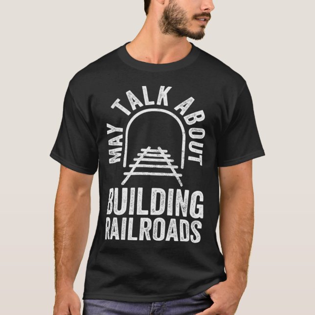Camiseta Motores De Estrada De Ferro E Operadores De Caminh (Frente)