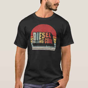 Camiseta Motores Diesel Rolantes De Carvão Retro Funny Moto
