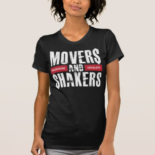 Camiseta Motores e abanadores - vermelho e branco