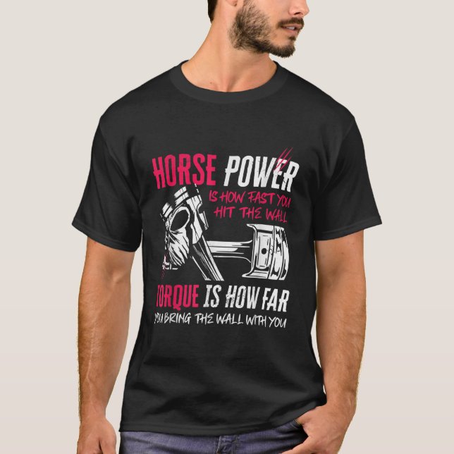 Camiseta Motores Mecânicos De Potência Engraçada E De Potên (Frente)