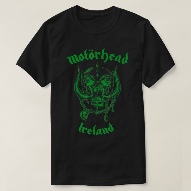 Camiseta Motörhead - Rua da Irlanda dos Green Warporco. Dia (Frente do Design)