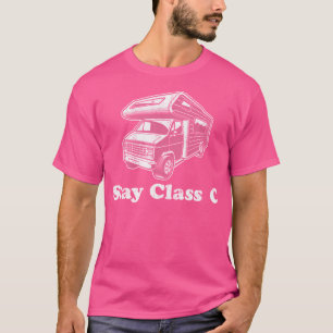 Camiseta Motorho De Campanha Retro Rv Funny Rv Da Classe C