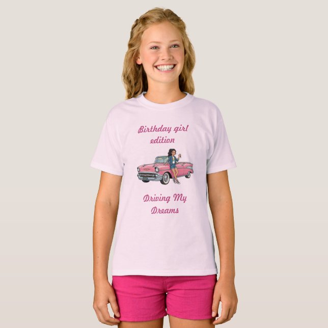 Camiseta Motorista Adolescente Estilo Clássico (Frente Completa)