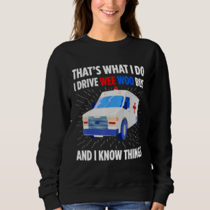 Camiseta Motorista de Ambulância Condutor de Emergência Tra
