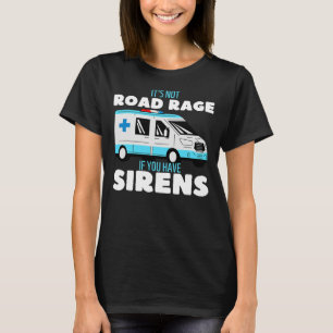 Camiseta Motorista de Ambulância Médico de Emergência Chama