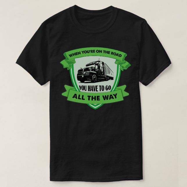 Camiseta Motorista de caminhão (Frente do Design)