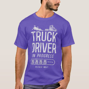 Camiseta Motorista De Caminhão-Caminhão De Viagem De Caminh