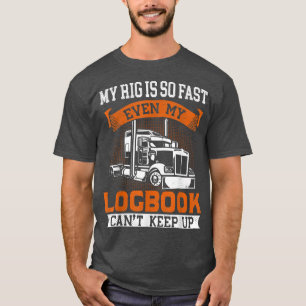 Camiseta Motorista de caminhão - Caminhão Grande Engraçado