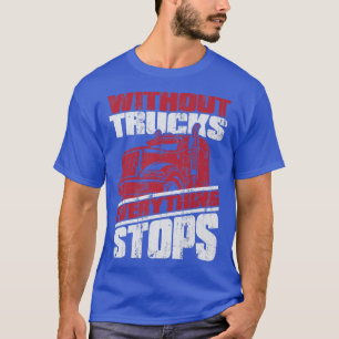 Camiseta Motorista de caminhão - Caminhão Grande Engraçado