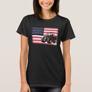 Camiseta Motorista de Caminhão de Aquicultura Tratores USA 