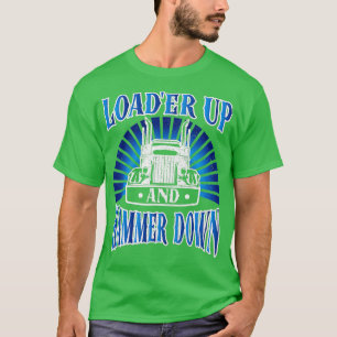 Camiseta Motorista de caminhão de carga de 18 rodas