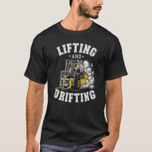 Camiseta Motorista De Caminhão De Elevação E Deriva Operado