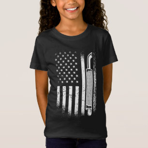 Camiseta Motorista de Caminhão de Sinalizador Americano