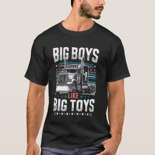 Camiseta Motorista de caminhão Grandes Brinquedos Pai de Ca