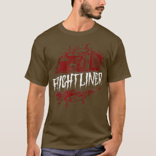 Camiseta Motorista de caminhão Halloween Pun Vintage Frighl