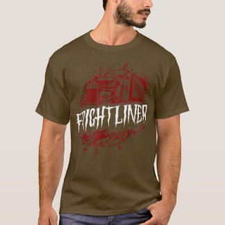 Camiseta Motorista de caminhão Halloween Pun Vintage Frighl
