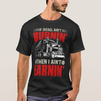 Camiseta Motorista de caminhão legal Padre Pai Husband