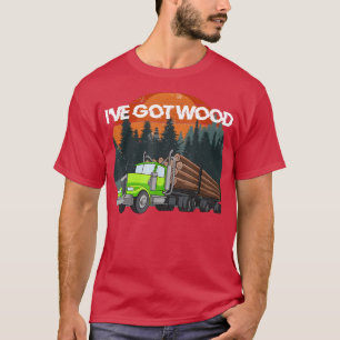Camiseta Motorista de Caminhão Lumberjack Logging Florestal