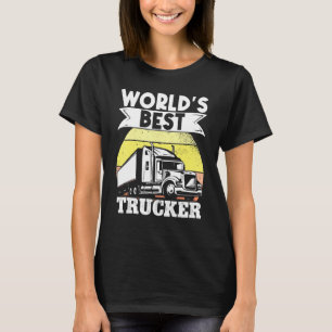 Camiseta Motorista de caminhão melhor caminhoneiro
